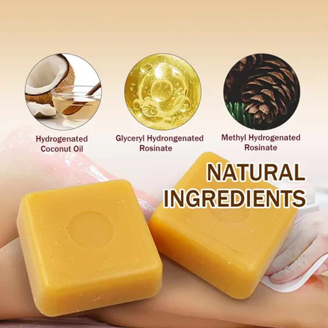 Meraki Professional Honey Hard Wax Blocks – 500g | Hair Removal for All Types of Skin