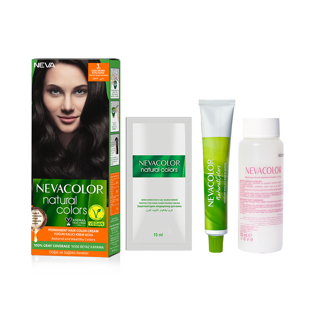 Nevacolor Natural Hair Color Cream Set-2