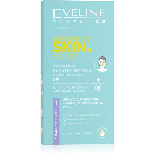 Perfect Skin ACNE Blackheads Purifying Nose Strips 4 pcs 4 Strips