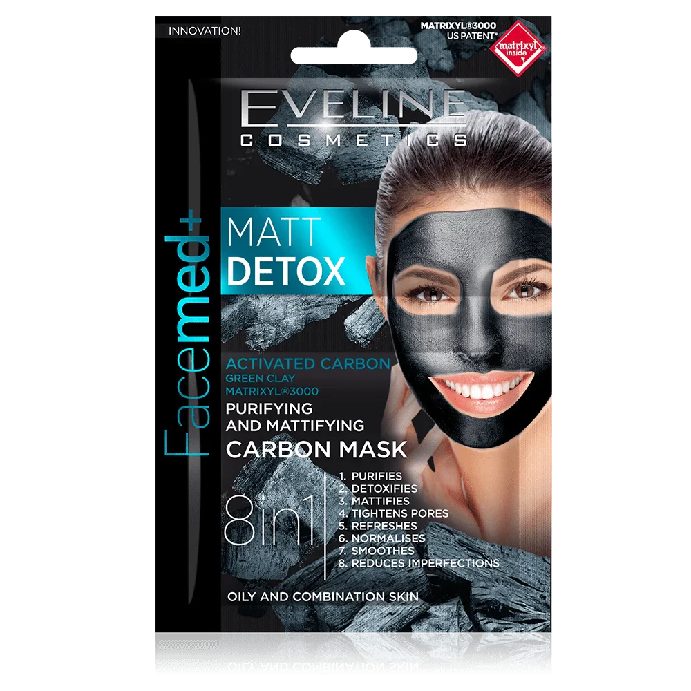 Facemed+ Matt Detox - Purifying & Mattifying Carbon MasK
