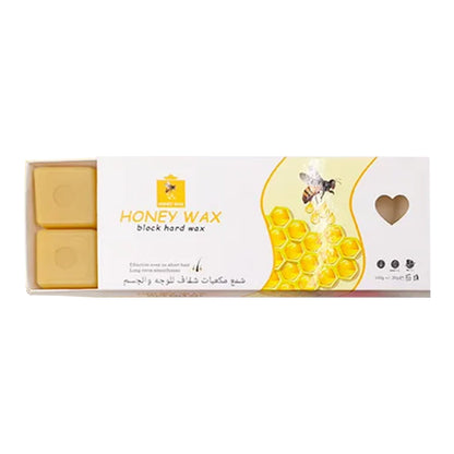 Meraki Professional Honey Hard Wax Blocks – 500g | Hair Removal for All Types of Skin