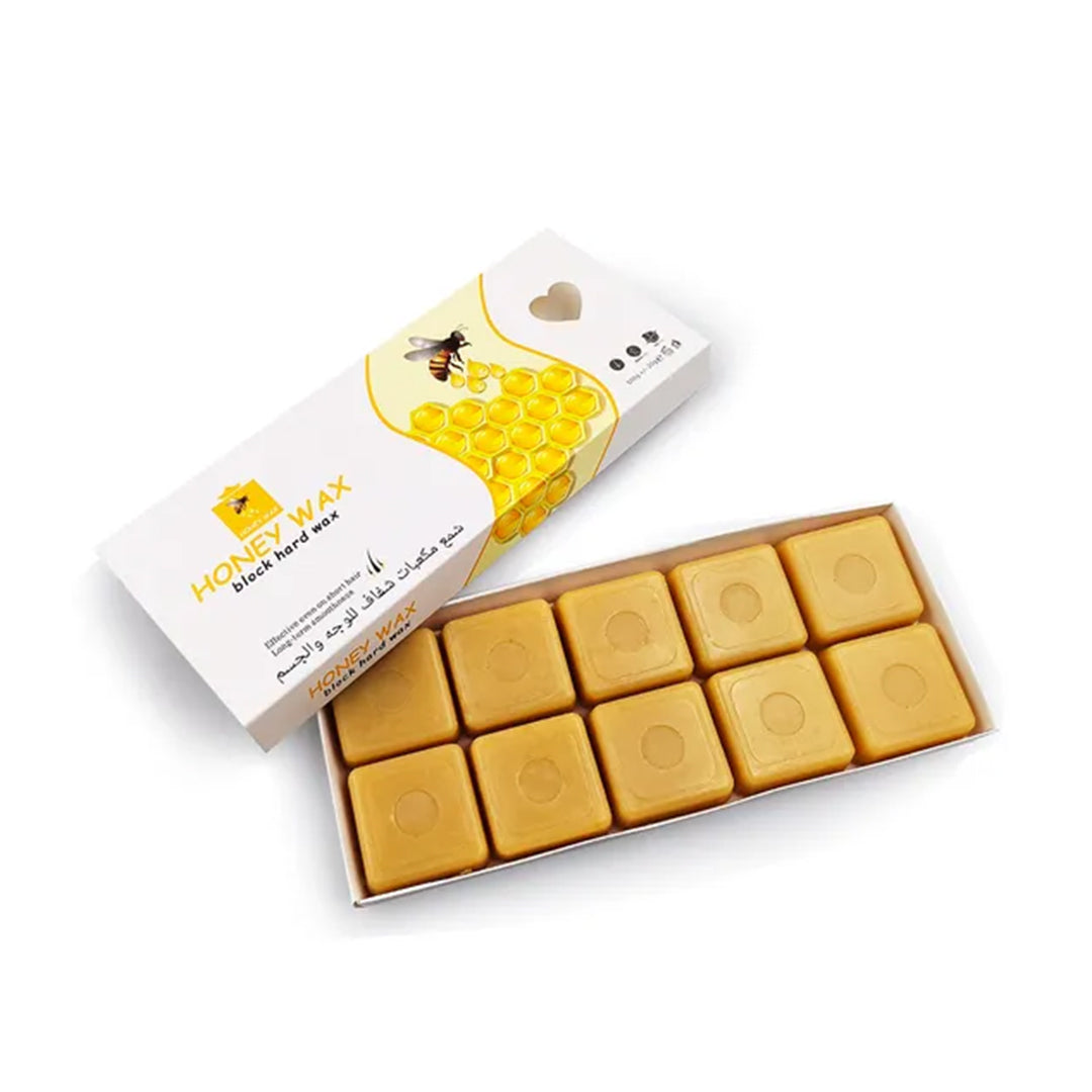 Meraki Professional Honey Hard Wax Blocks – 500g | Hair Removal for All Types of Skin