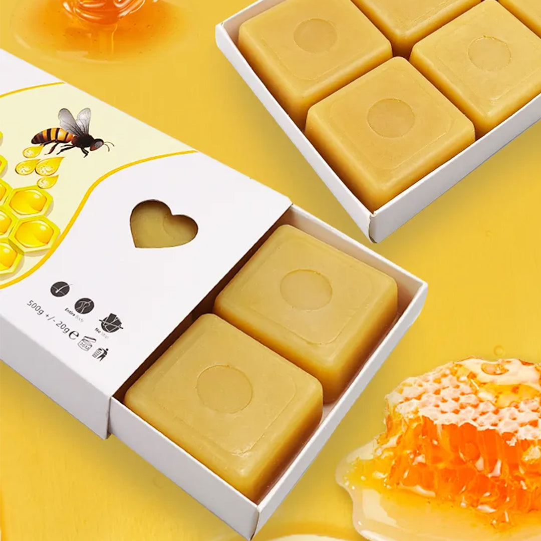 Meraki Professional Honey Hard Wax Blocks – 500g | Hair Removal for All Types of Skin