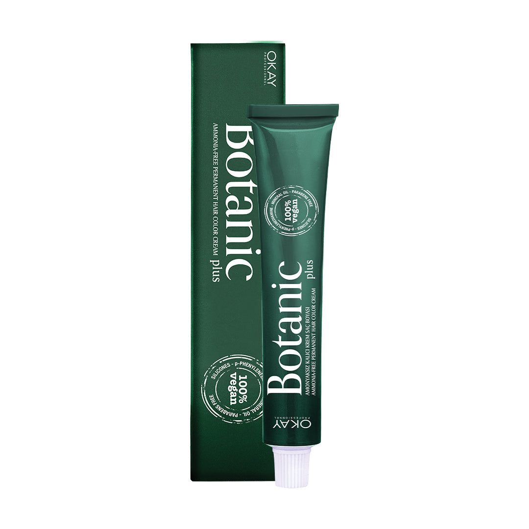 Botanic Plus Ammonia Free Permanent Hair Color Cream 7.33 Extra Golden Blonde – 60ml | Professional Vegan Hair Dye
