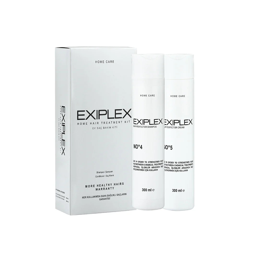 Exiplex Home Hair Treatment Kit - 600ml | Sulfate-Free Bond Repair System for Damaged Hair
