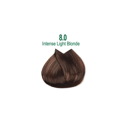 Naturalis Hair Color Cream Set – 8.0 Intense Light Blonde | Vegan, Ammonia-Free Permanent Hair Dye