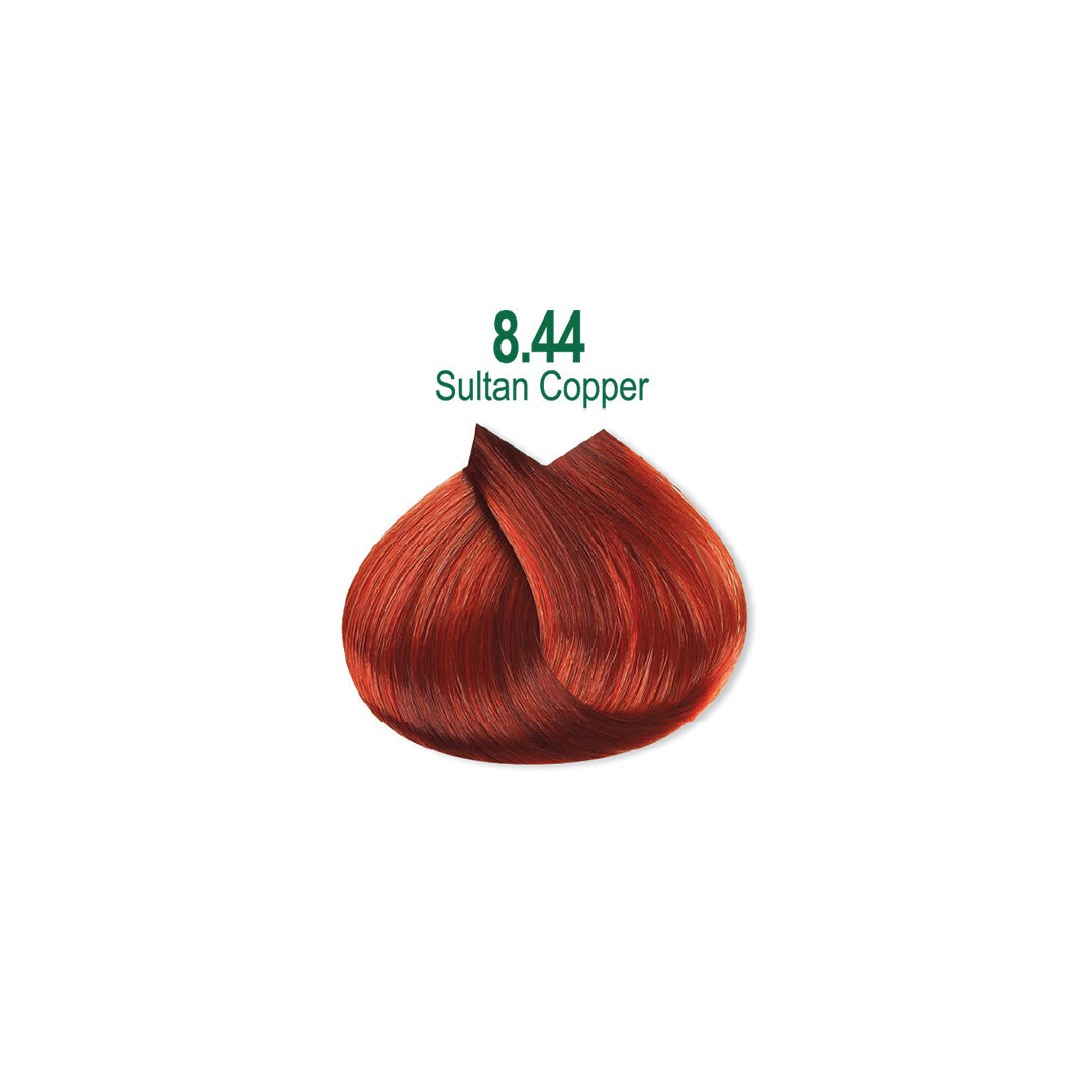 Naturalis Hair Color Cream Set – 8.44 Sultan Copper | Vegan, Ammonia-Free Permanent Hair Dye