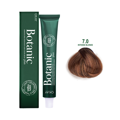 Botanic Plus Ammonia Free Permanent Hair Color Cream Intense Blonde – 7.0 