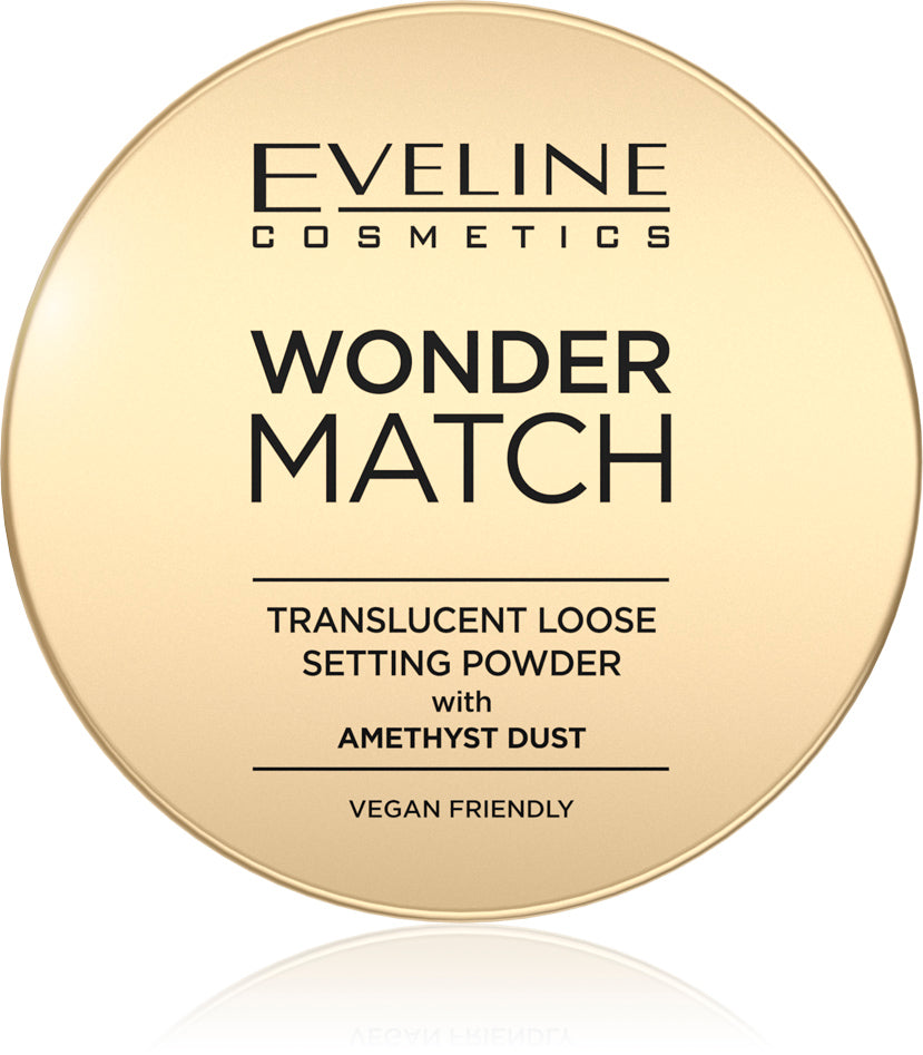 WONDER MATCH TRANSLUCENT LOOSE SETTING POWDER WITH AMETHYST DUST
