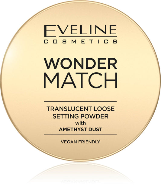 WONDER MATCH TRANSLUCENT LOOSE SETTING POWDER WITH AMETHYST DUST