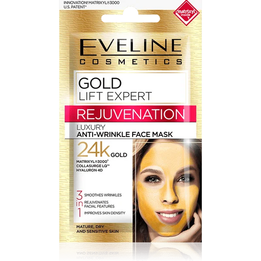 Gold Lift Expert - Luxury Anti-Wrinkle Face Mask with 24K Gold