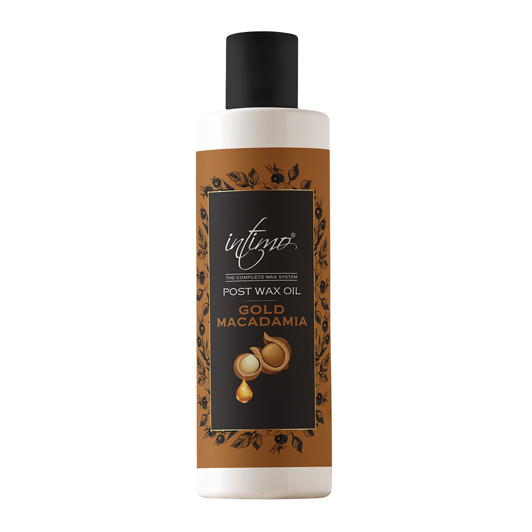Intimo Post Wax Oil Gold Macadamia 500ml | Vitamin E