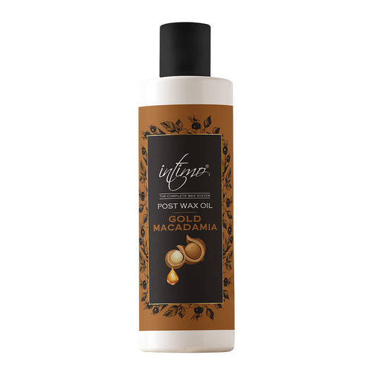 Intimo Post Wax Oil Gold Macadamia 500ml | Vitamin E