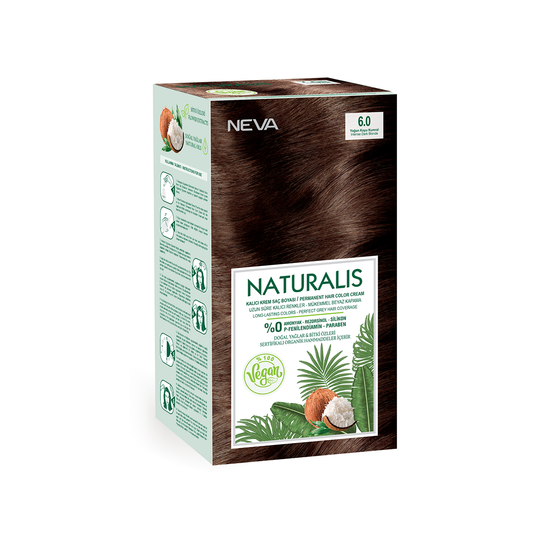 Naturalis Hair Color Cream Set – 6.0- Intense Dark Blonde