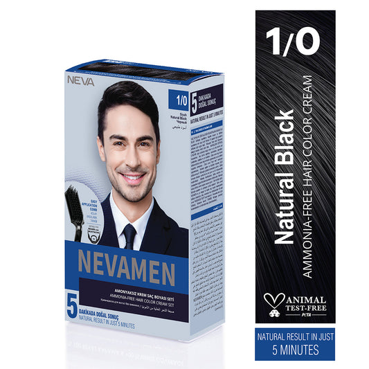 Neva Men Hair Color Natural – Black – 1/0