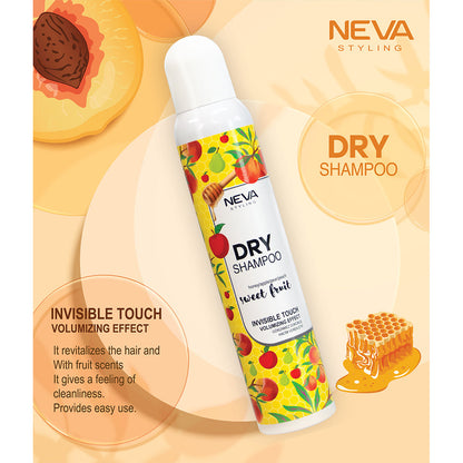 Neva Styling Dry Shampoo Invisible Touch Volumizing Effect Honey, Apple, Pear & Peach-2