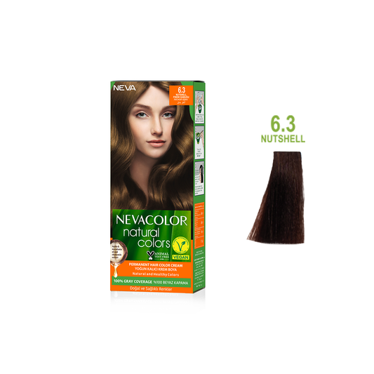 Nevacolor Natural  Hair Color Cream Set	6.3 - Nutshell