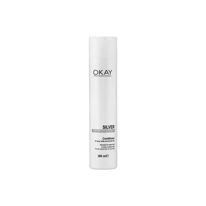 Okay Silver Colour Refreshing System - Shampoo 300ml and Conditioner-2