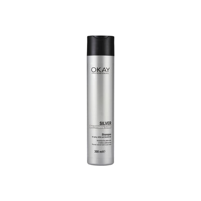 Okay Silver Colour Refreshing System - Shampoo 300ml and Conditioner-3