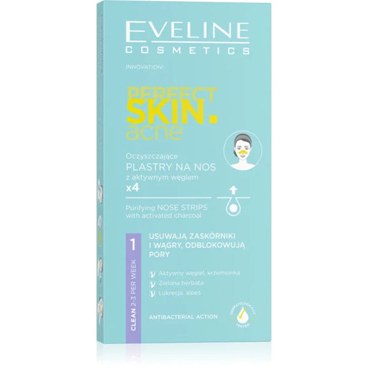 Perfect Skin ACNE Blackheads Purifying Nose Strips 4 pcs 4 Strips