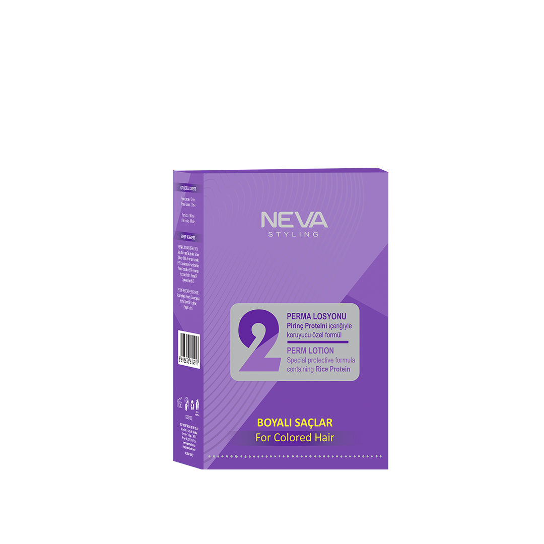 Neva Styling Perm Lotion No.2 for Colored Hair – Rice Protein Formula | Gentle Curling Care
