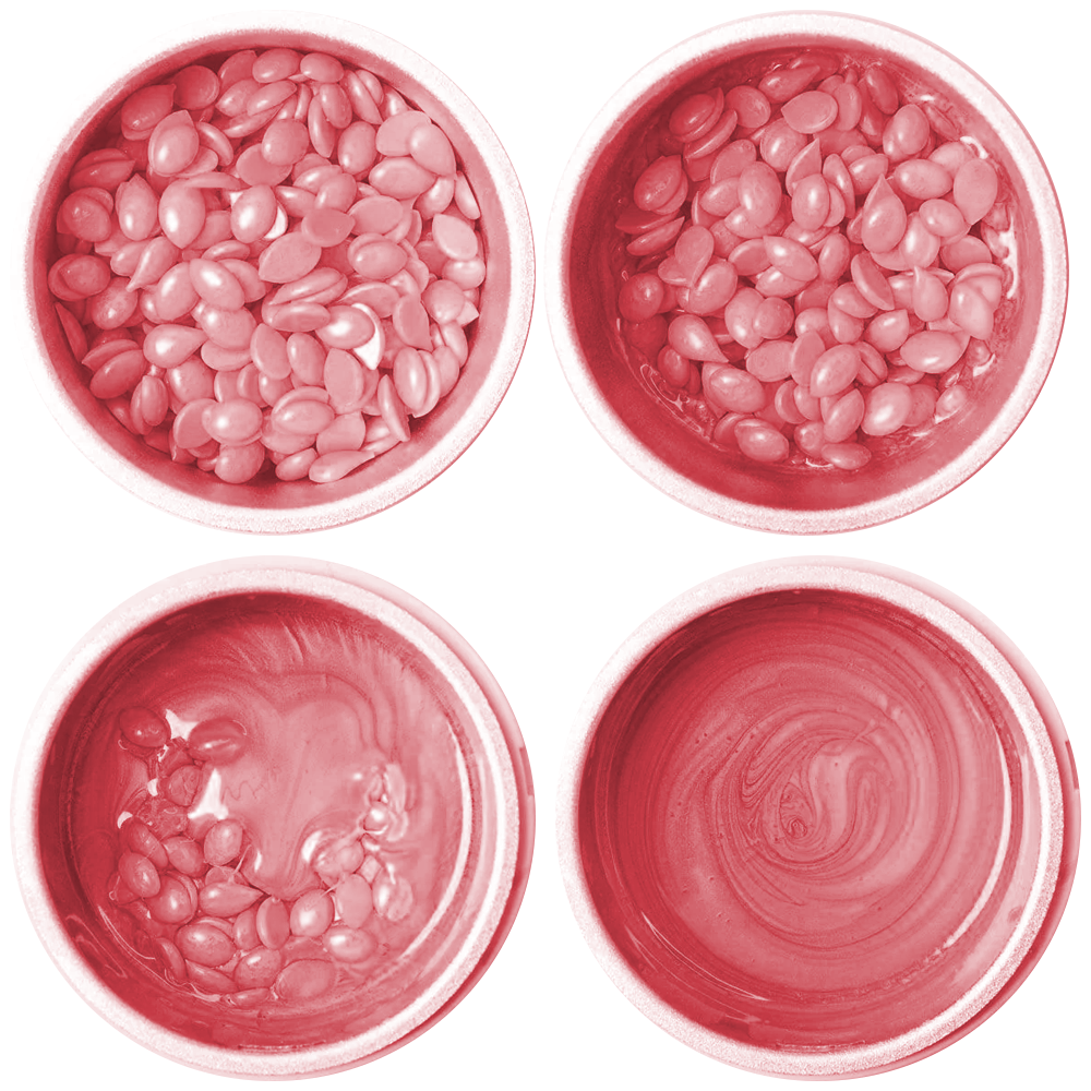 Meraki Pink Rose Hard Wax Beans 500g – New & Improved Formula for Hair Removal