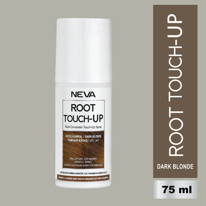 Root Touch Up Hair Color Spray – Dark Blonde – 75ml | Instant Gray Coverage, Long-Lasting Finish