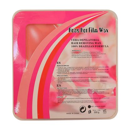 Hot Film Hard Wax Rose – 500g | Effective Hair Removal for Sensitive Skin