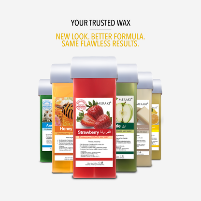 Meraki Roll-On Wax Cartridge Azulene 100ml | Professional Depilatory Wax for All Skin Types