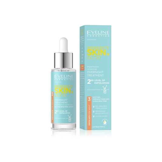 Eveline Perfect Skin Acne Overnight Treatment - 2nd Level of Exfoliation
