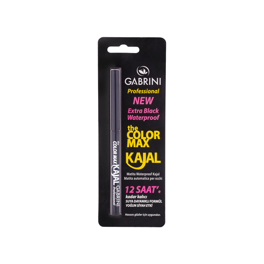 Gabrini Kajal Pencil - Extra Black Long Lasting upto 12 hours