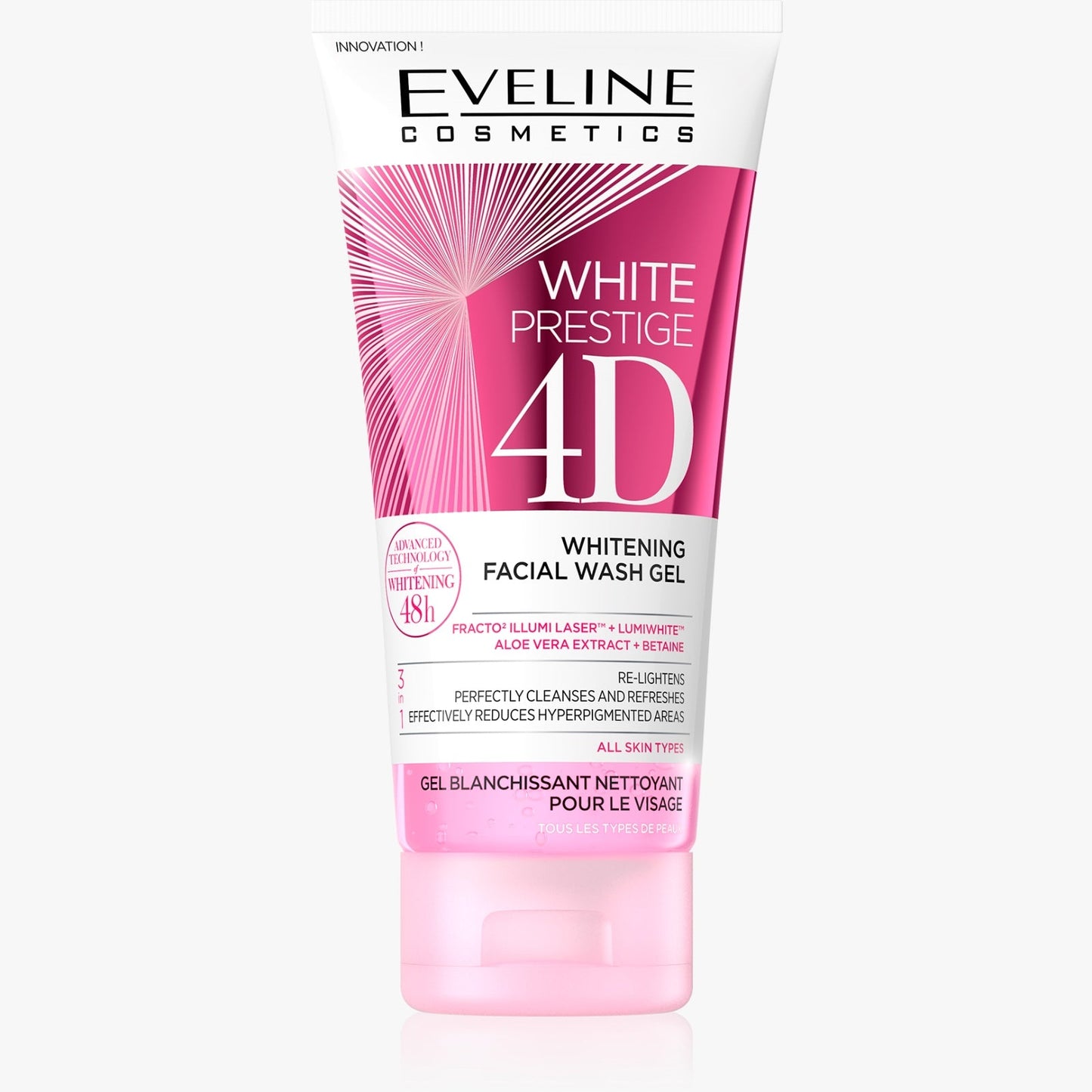 White Prestige 4D Whitening Facial Wash Gel 100ML
