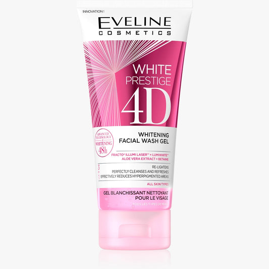 White Prestige 4D Whitening Facial Wash Gel 100ML