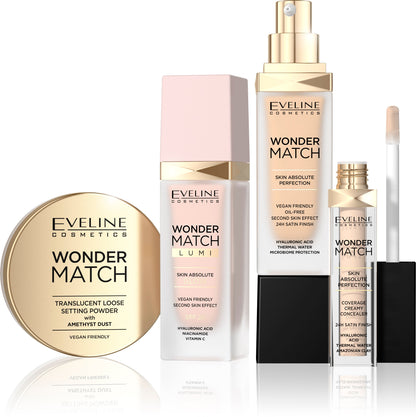 WONDER MATCH TRANSLUCENT LOOSE SETTING POWDER WITH AMETHYST DUST