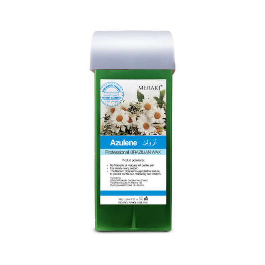 Meraki Roll-On Wax Cartridge Azulene 100ml | Professional Depilatory Wax for All Skin Types