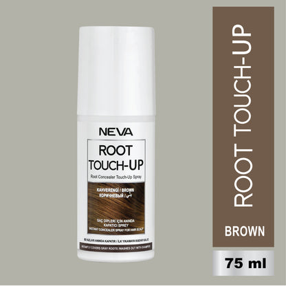 Root Touch Up Hair Color Spray – Brown – 75ml | Instant Gray Coverage, Long-Lasting Finish