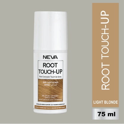 Root Touch Up Hair Color Spray – Light Blonde – 75ml | Instant Gray Coverage, Long-Lasting Finish