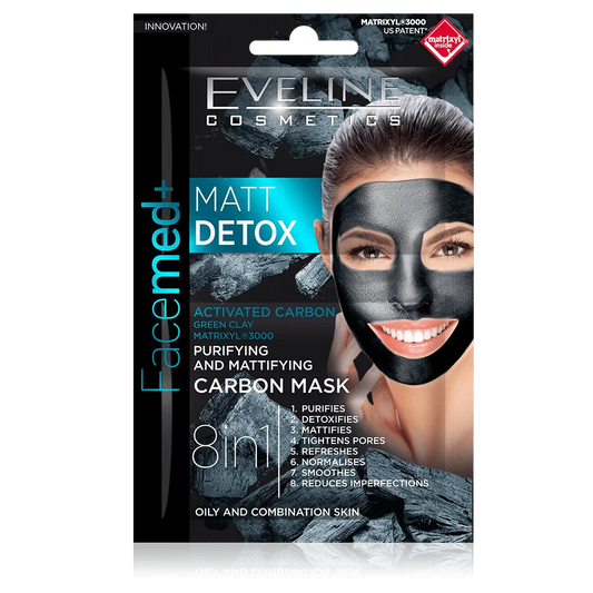 Facemed+ Matt Detox - Purifying & Mattifying Carbon MasK