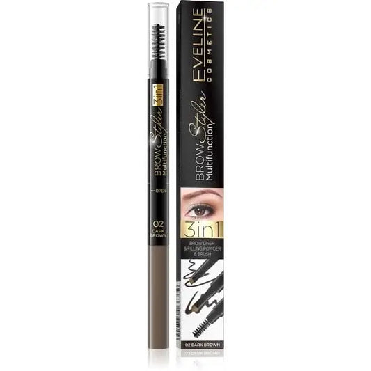 Brow Styler 3IN1 Eyebrow Pencil, Powder & Brush