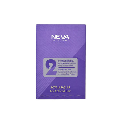 Neva Styling Perm Lotion No.2 for Colored Hair – Rice Protein Formula | Gentle Curling Care
