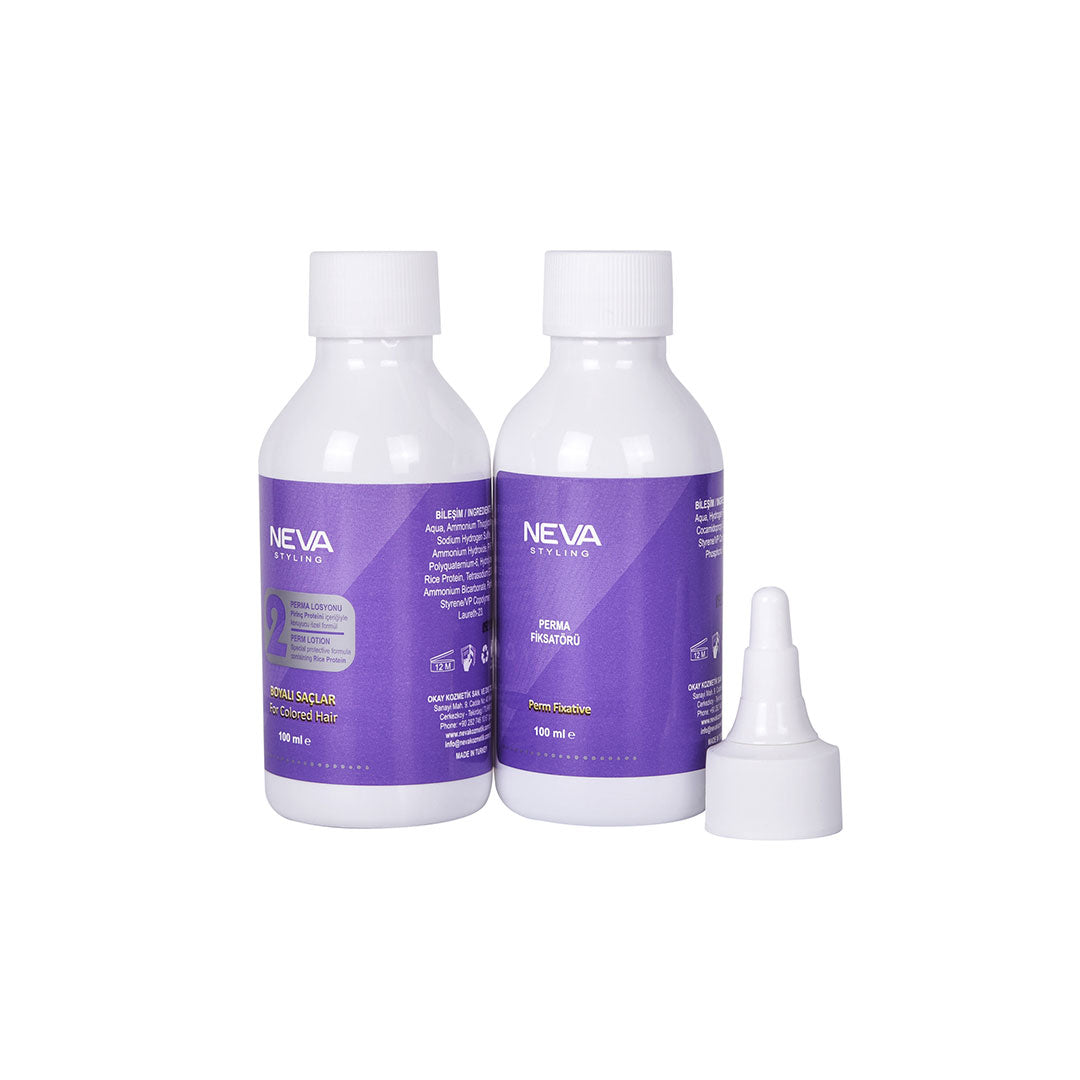 Neva Styling Perm Lotion No.2 for Colored Hair – Rice Protein Formula | Gentle Curling Care