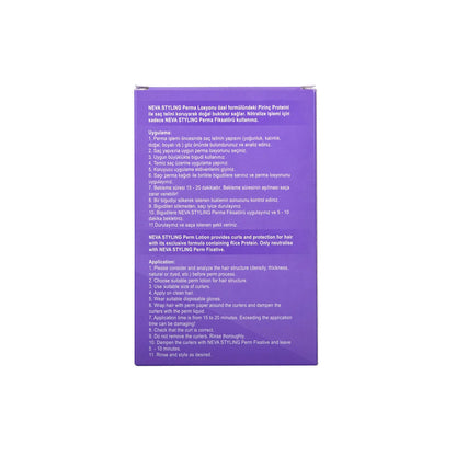 Neva Styling Perm Lotion No.1 for Natural Hair – Rice Protein Formula | Long-Lasting Curls