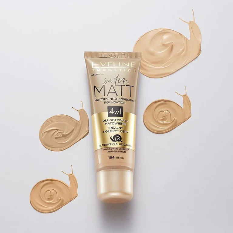 Satin Matt Mattifying & Covering Foundation