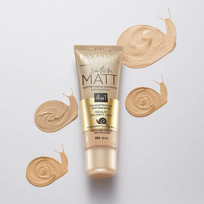 Satin Matt Mattifying & Covering Foundation