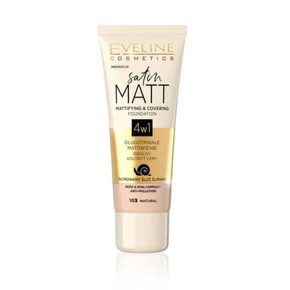 Satin Matt Mattifying & Covering Foundation