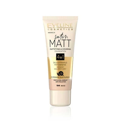 Satin Matt Mattifying & Covering Foundation